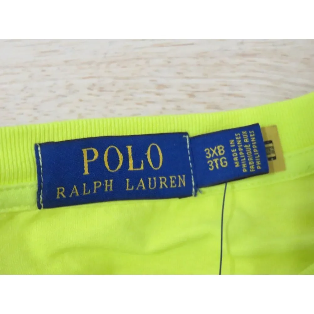 Polo Ralph Lauren‎ Mens Yellow Voyager Expedition Long Sleeve Shirt Size 3XB Big